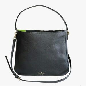 Kate Spade NY Jackson Medium Double Compartment Shoulder Purse in Black